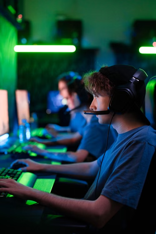Imagem de games usada como demonstração de corte